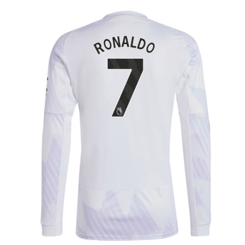 2025-2026 Man Utd Long Sleeve Away Shirt (Ronaldo 7)