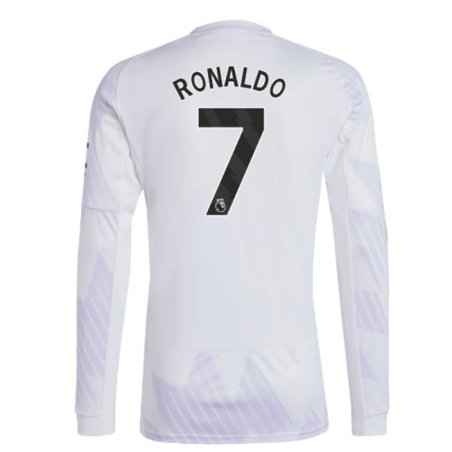 2025-2026 Man Utd Long Sleeve Away Shirt (Ronaldo 7)