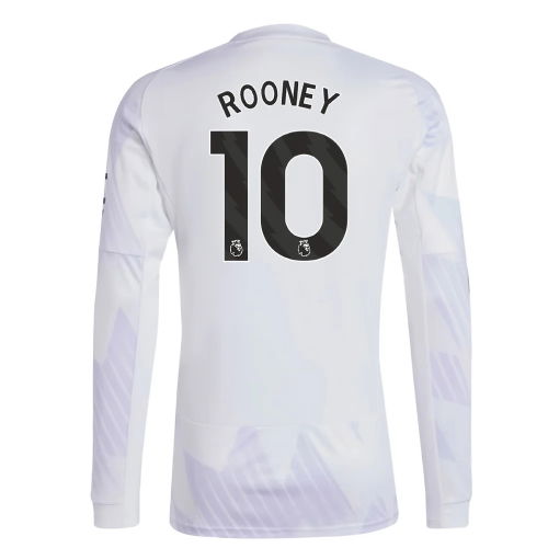 2025-2026 Man Utd Long Sleeve Away Shirt (Rooney 10)
