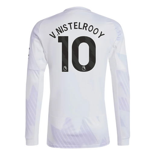 2025-2026 Man Utd Long Sleeve Away Shirt (V.Nistelrooy 10)