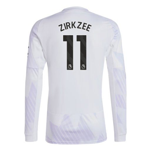 2025-2026 Man Utd Long Sleeve Away Shirt (Zirkzee 11)