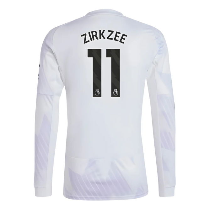 2025-2026 Man Utd Long Sleeve Away Shirt (Zirkzee 11)