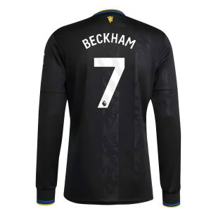 2025-2026 Man Utd Long Sleeve Third Shirt (Beckham 7)