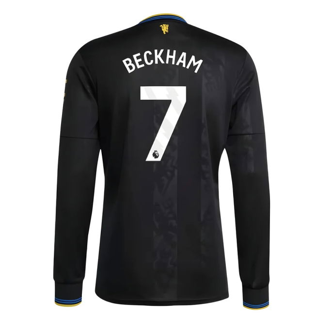 2025-2026 Man Utd Long Sleeve Third Shirt (Beckham 7)