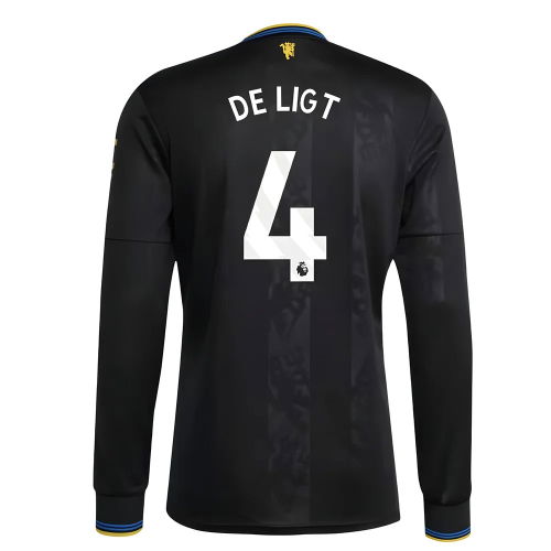 2025-2026 Man Utd Long Sleeve Third Shirt (De Ligt 4)