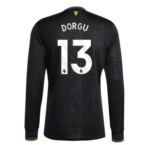 2025-2026 Man Utd Long Sleeve Third Shirt (Dorgu 13)