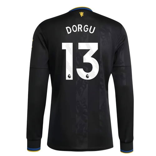 2025-2026 Man Utd Long Sleeve Third Shirt (Dorgu 13)