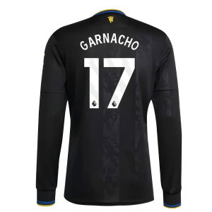 2025-2026 Man Utd Long Sleeve Third Shirt (Garnacho 17)