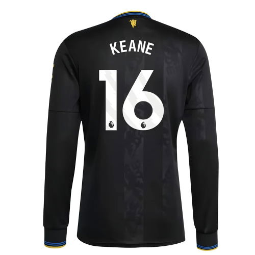 2025-2026 Man Utd Long Sleeve Third Shirt (Keane 16)
