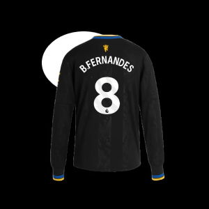 2025-2026 Man Utd Long Sleeve Third Shirt (Kids) (B.Fernandes 8)