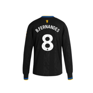 2025-2026 Man Utd Long Sleeve Third Shirt (Kids) (B.Fernandes 8)