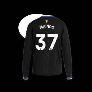 2025-2026 Man Utd Long Sleeve Third Shirt (Kids) (Mainoo 37)