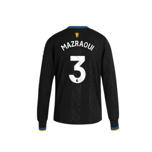 2025-2026 Man Utd Long Sleeve Third Shirt (Kids) (Mazraoui 3)