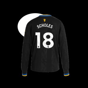2025-2026 Man Utd Long Sleeve Third Shirt (Kids) (Scholes 18)