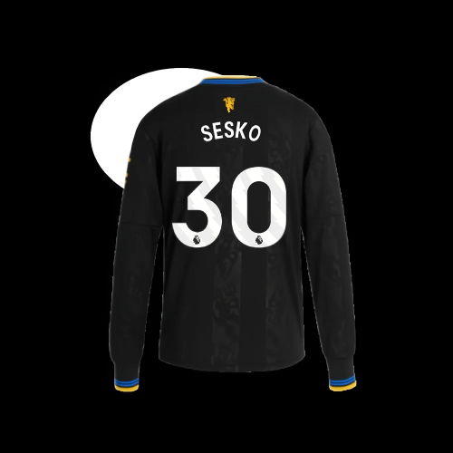 2025-2026 Man Utd Long Sleeve Third Shirt (Kids) (Sesko 30)