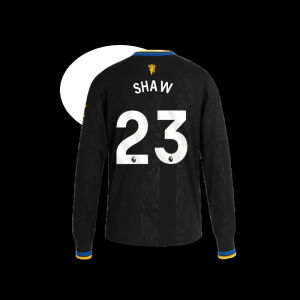 2025-2026 Man Utd Long Sleeve Third Shirt (Kids) (Shaw 23)