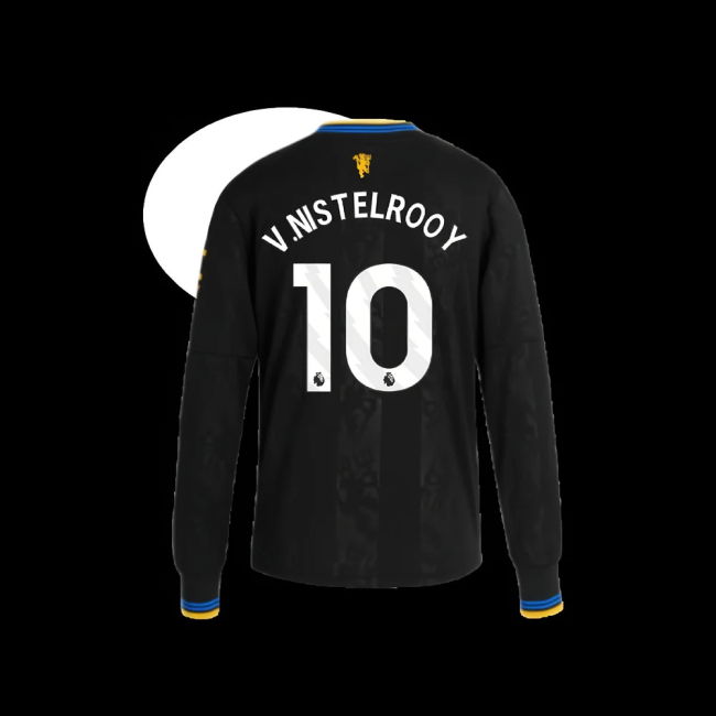 2025-2026 Man Utd Long Sleeve Third Shirt (Kids) (V.Nistelrooy 10)