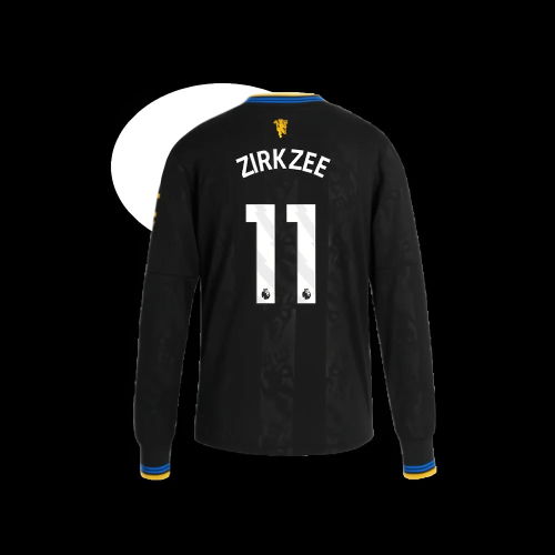 2025-2026 Man Utd Long Sleeve Third Shirt (Kids) (Zirkzee 11)