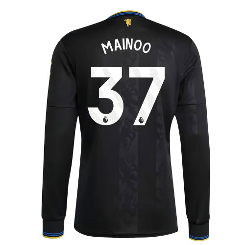 2025-2026 Man Utd Long Sleeve Third Shirt (Mainoo 37)