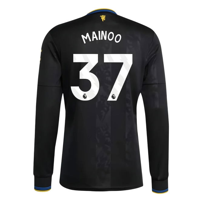 2025-2026 Man Utd Long Sleeve Third Shirt (Mainoo 37)