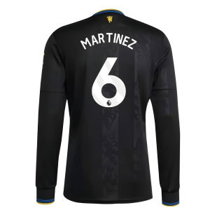 2025-2026 Man Utd Long Sleeve Third Shirt (Martinez 6)