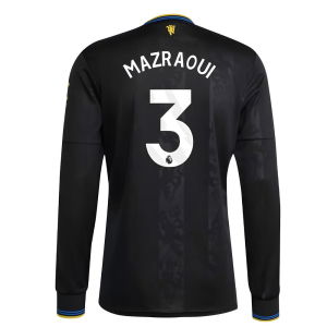 2025-2026 Man Utd Long Sleeve Third Shirt (Mazraoui 3)
