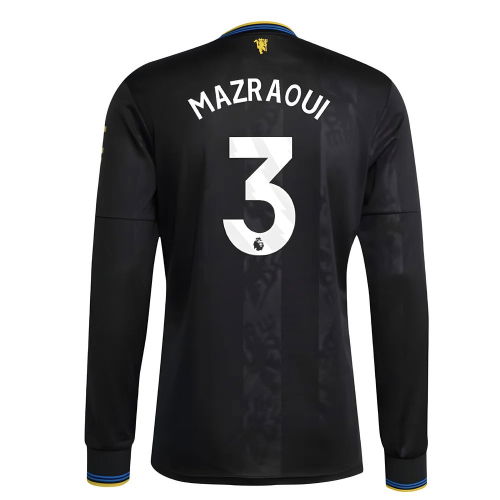 2025-2026 Man Utd Long Sleeve Third Shirt (Mazraoui 3)