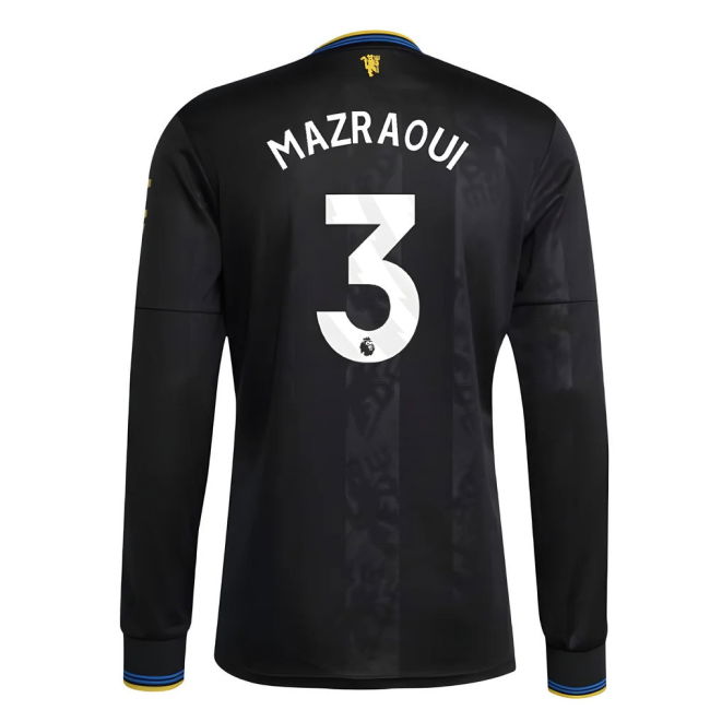 2025-2026 Man Utd Long Sleeve Third Shirt (Mazraoui 3)