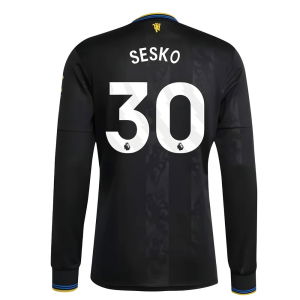 2025-2026 Man Utd Long Sleeve Third Shirt (Sesko 30)