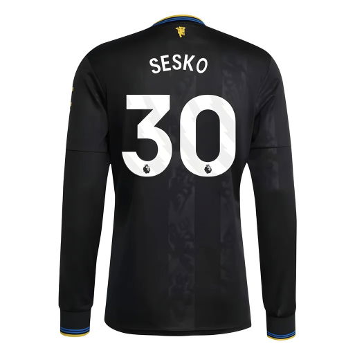 2025-2026 Man Utd Long Sleeve Third Shirt (Sesko 30)
