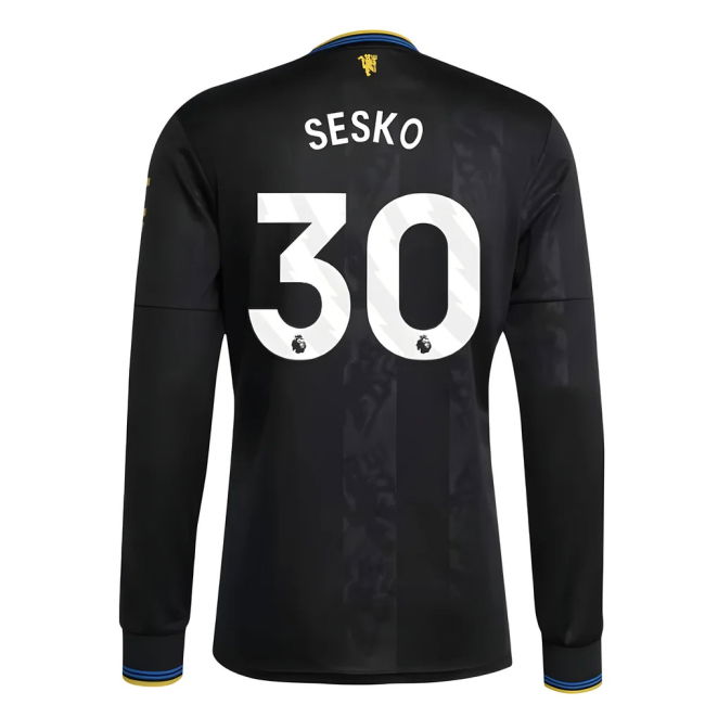 2025-2026 Man Utd Long Sleeve Third Shirt (Sesko 30)