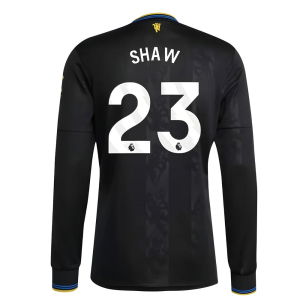2025-2026 Man Utd Long Sleeve Third Shirt (Shaw 23)