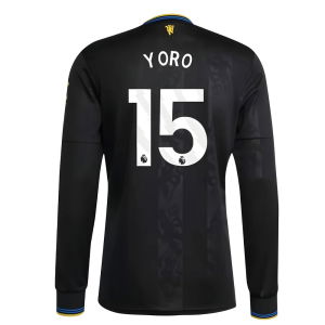 2025-2026 Man Utd Long Sleeve Third Shirt (Yoro 15)