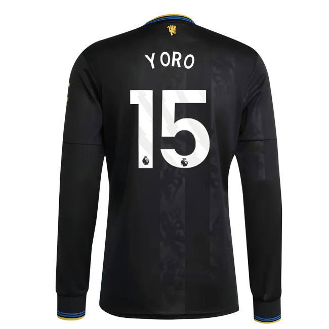 2025-2026 Man Utd Long Sleeve Third Shirt (Yoro 15)