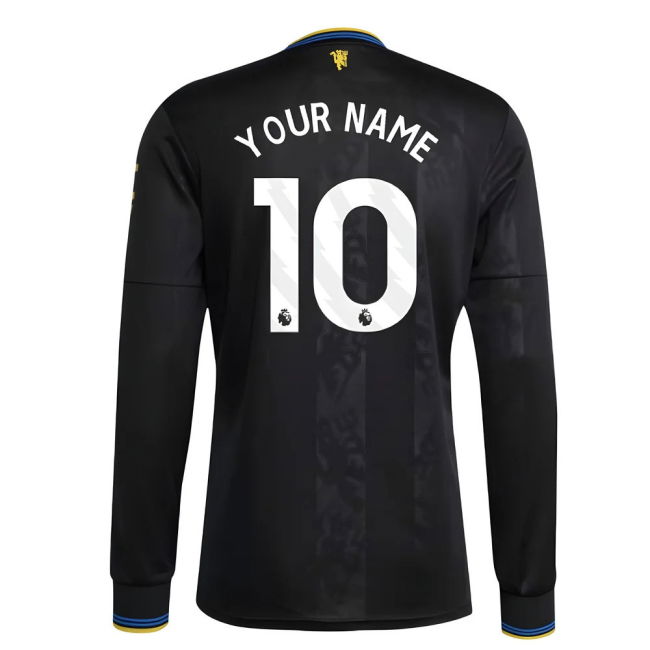 2025-2026 Man Utd Long Sleeve Third Shirt (Your Name)