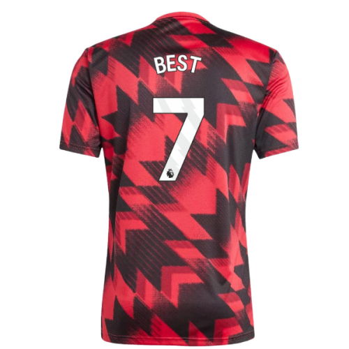2025-2026 Man Utd Pre-Match Shirt (Red) (Best 7)