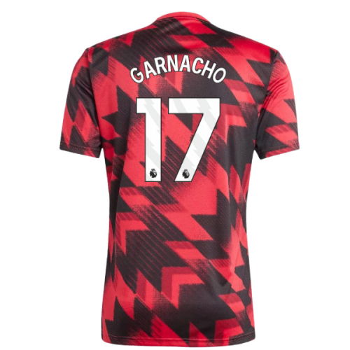 2025-2026 Man Utd Pre-Match Shirt (Red) (Garnacho 17)