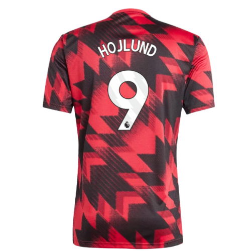 2025-2026 Man Utd Pre-Match Shirt (Red) (Hojlund 9)
