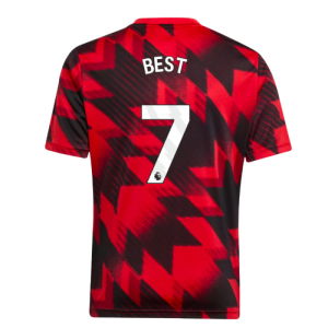 2025-2026 Man Utd Pre-Match Shirt (Red) - Kids (Best 7)