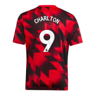 2025-2026 Man Utd Pre-Match Shirt (Red) - Kids (Charlton 9)