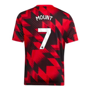 2025-2026 Man Utd Pre-Match Shirt (Red) - Kids (Mount 7)