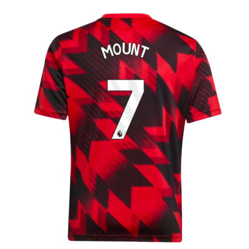 2025-2026 Man Utd Pre-Match Shirt (Red) - Kids (Mount 7)