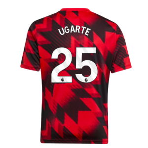 2025-2026 Man Utd Pre-Match Shirt (Red) - Kids (Ugarte 25)