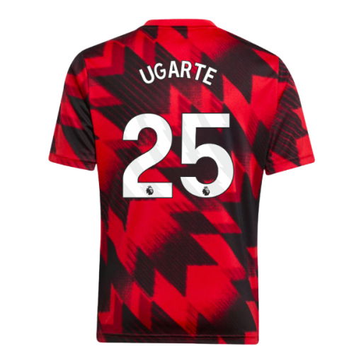2025-2026 Man Utd Pre-Match Shirt (Red) - Kids (Ugarte 25)