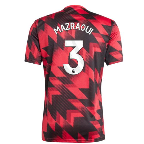 2025-2026 Man Utd Pre-Match Shirt (Red) (Mazraoui 3)