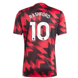 2025-2026 Man Utd Pre-Match Shirt (Red) (Rashford 10)