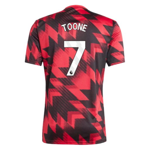 2025-2026 Man Utd Pre-Match Shirt (Red) (Toone 7)