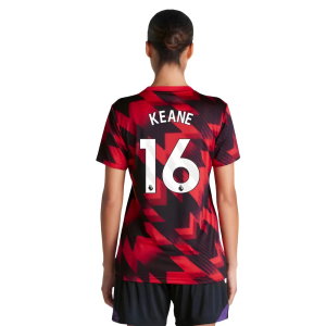 2025-2026 Man Utd Pre-Match Shirt (Red) - Womens (Keane 16)
