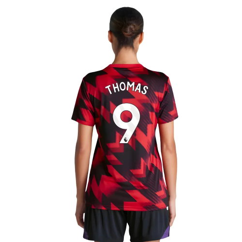 2025-2026 Man Utd Pre-Match Shirt (Red) - Womens (Thomas 9)