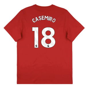 2025-2026 Man Utd Seasonal Graphic Tee (Red) (Casemiro 18)